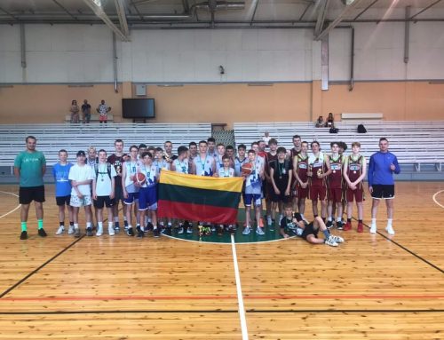 Jaunųjų krepšininkų stovykla Latvijoje